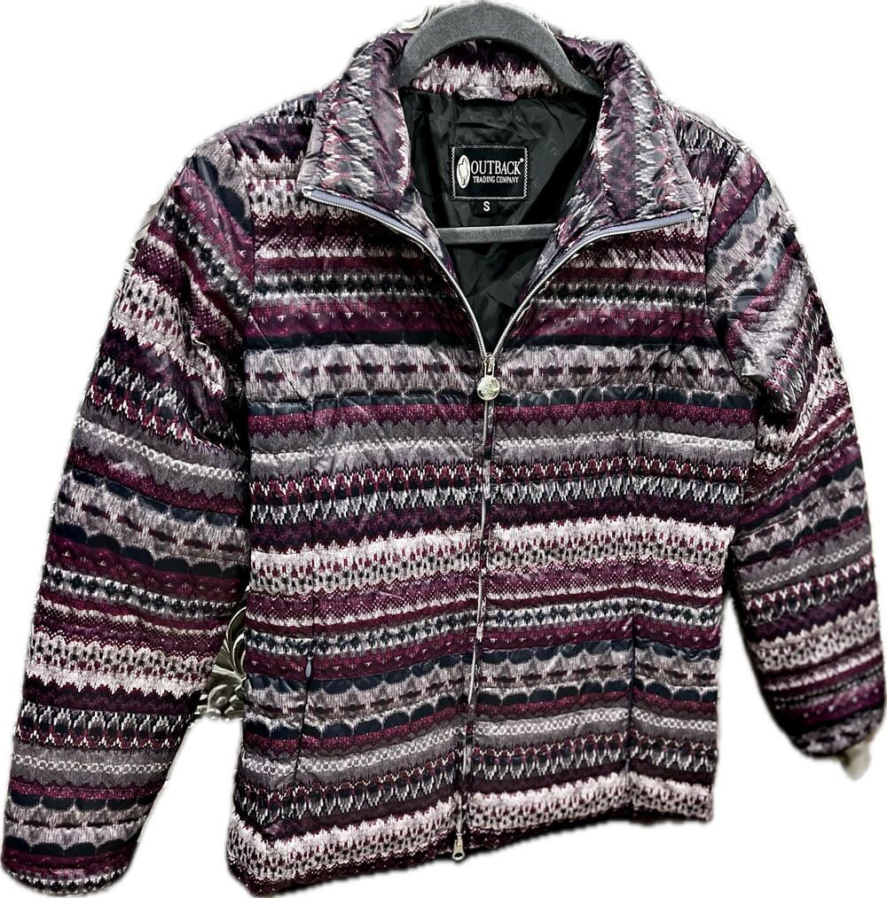 Outback Trading Company Women's Willow Jacket Puffer Style Jacket Size S